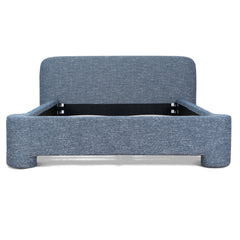 Queen Bed Frame | Prussian Blue | Myka Home - View 2