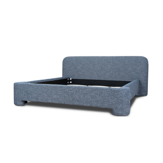 King Bed Frame | Prussian Blue | Myka Home
