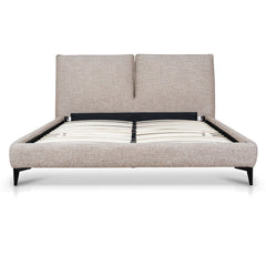 Fabric Queen Bed Frame | Stonish Beige | Myka Home