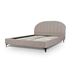 Fabric Queen Bed Frame | Stonish Beige | Myka Home