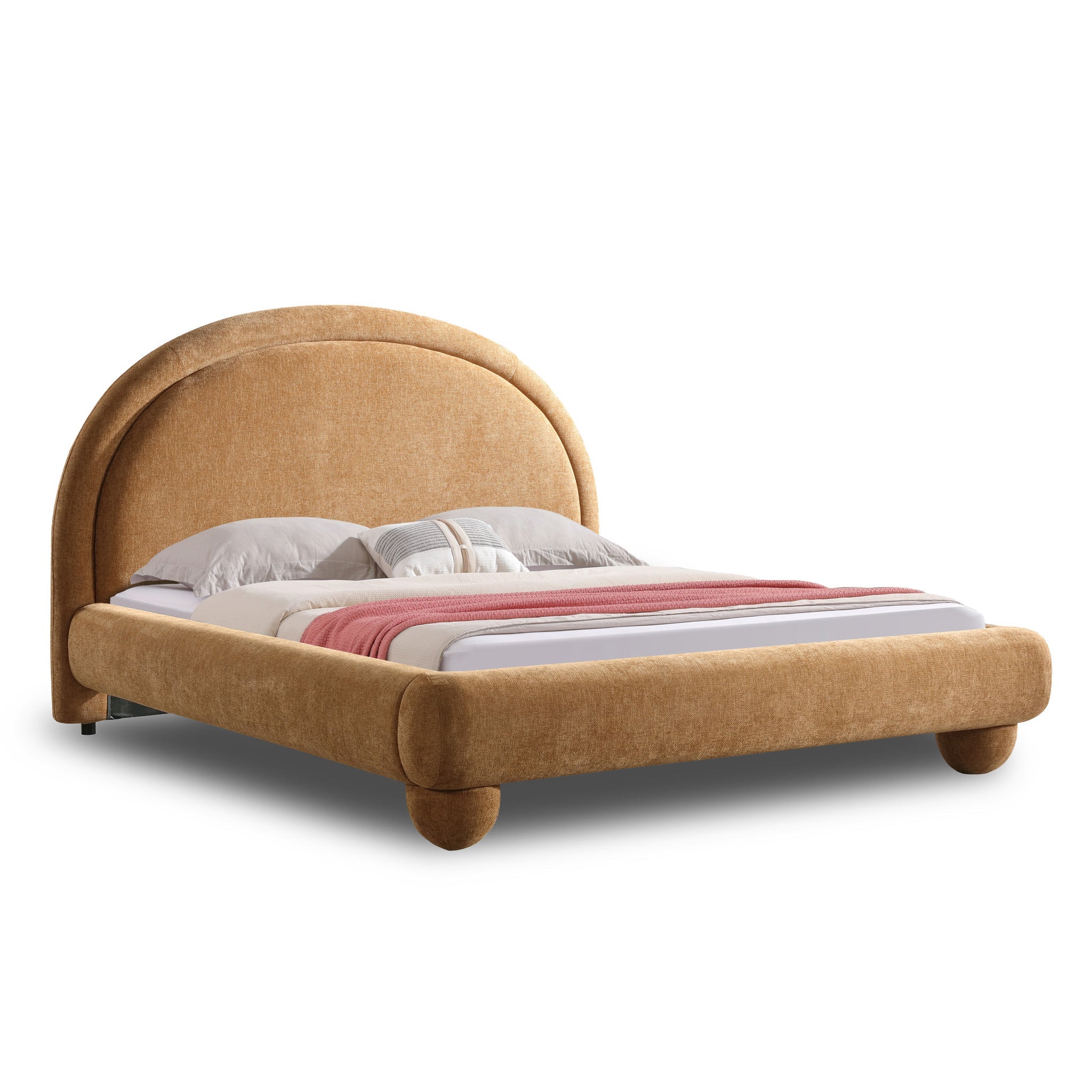 Queen Bed | Breeze Ochre | Myka Home