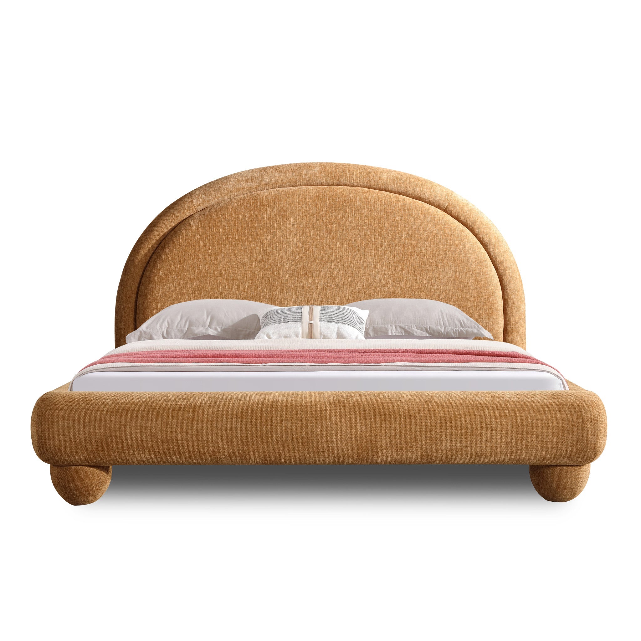 Queen Bed | Breeze Ochre | Myka Home