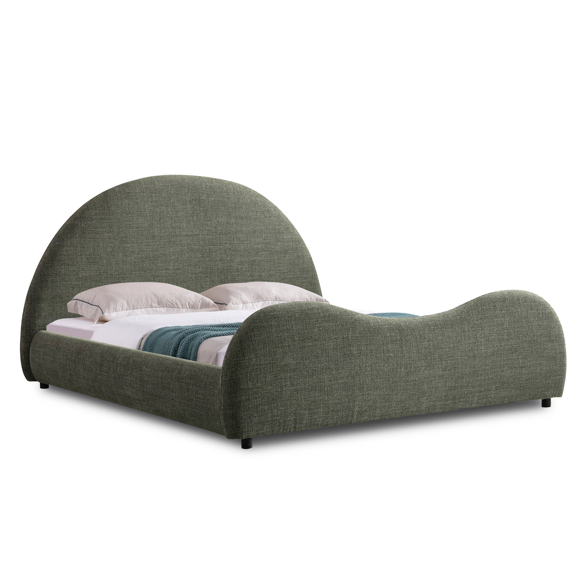 Queen Bed | Kaitoke Green | Myka Home