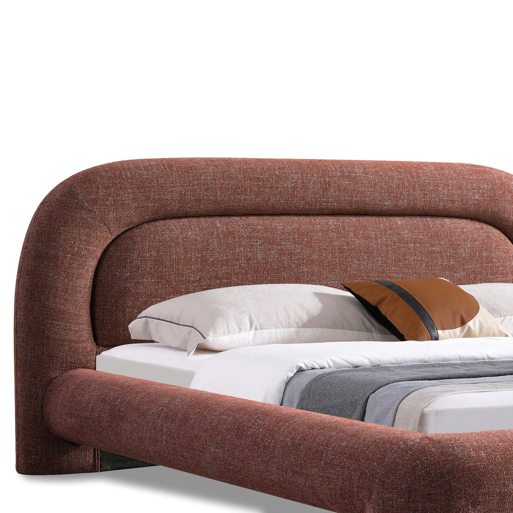 Queen Bed | Moss Brown | Myka Home - View 3