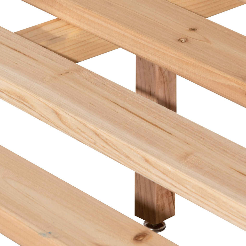 Messmate Queen Bed | Timber Bed Frame | Myka Home - View 10