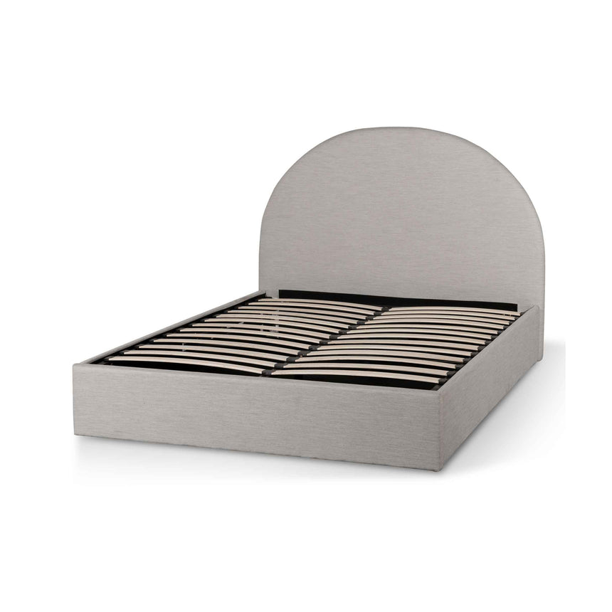 Ridge Queen Bed | Pearl Grey Storage | Myka Home