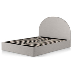 Ex Display - CBD6576-YO Fabric King Bed - Pearl Grey with Storage