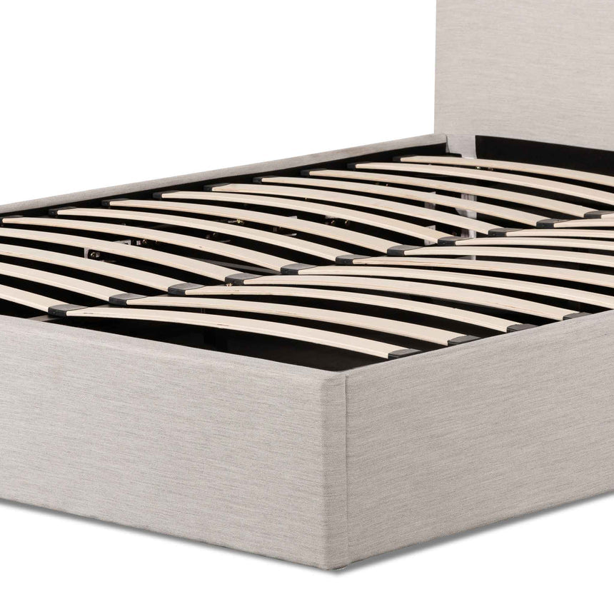 Ridge Queen Bed | Pearl Grey Storage | Myka Home - View 5