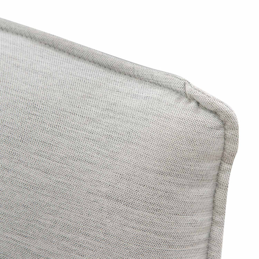 Fabric Queen Bed - Pearl Grey - View 10