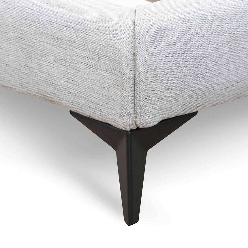 Fabric King Bed - Pearl Grey - View 15