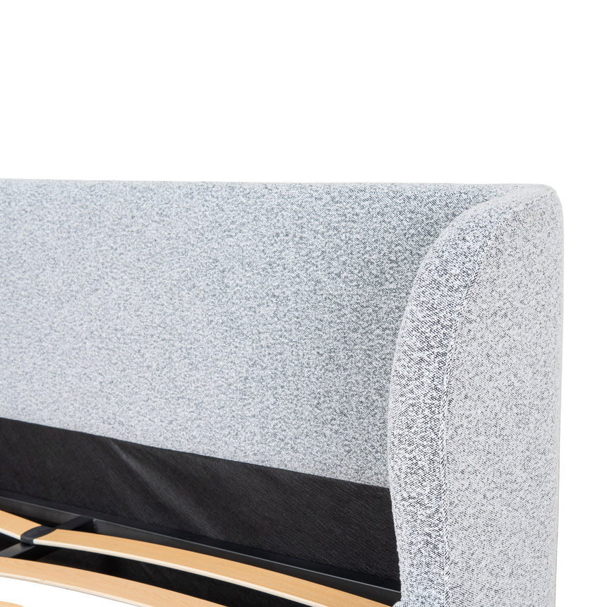 Queen Bed Frame - Dusty Pepper Boucle - View 10