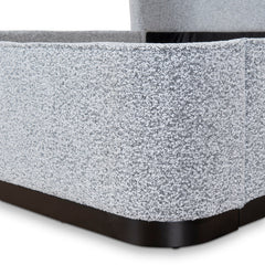 CBD8092-MI Queen Bed Frame - Dusty Pepper Boucle
