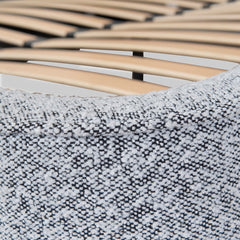 CBD8092-MI Queen Bed Frame - Dusty Pepper Boucle