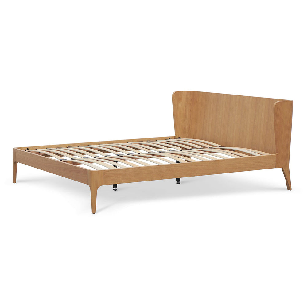 King Bed Frame - Natural Oak - View 3