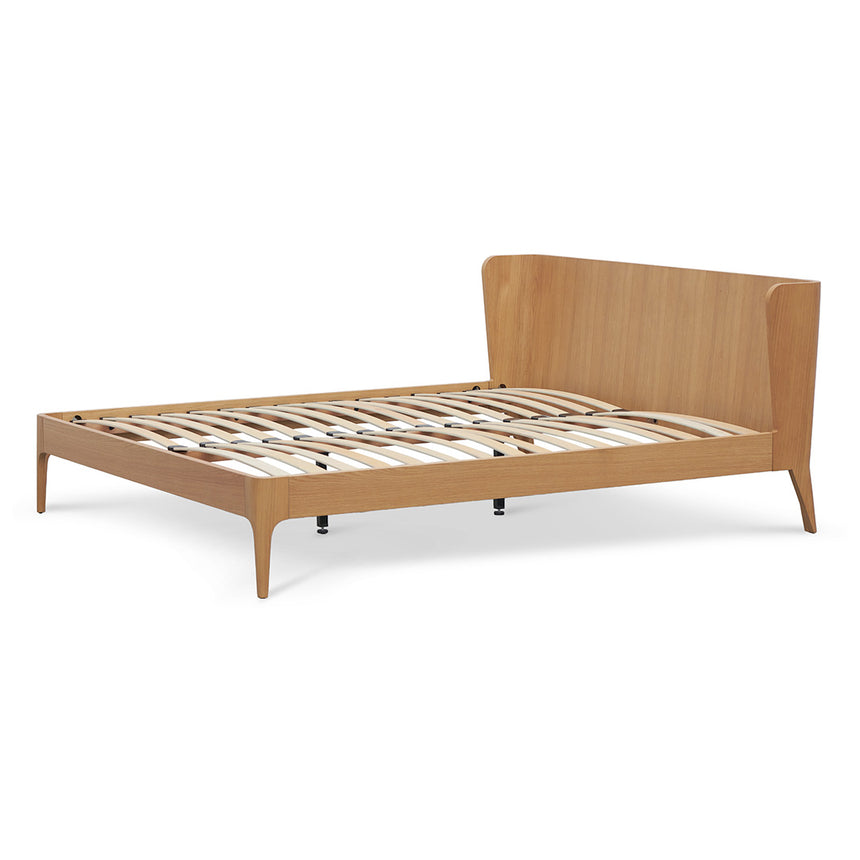 King Bed Frame - Natural Oak - View 3