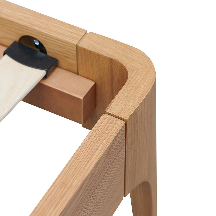 King Bed Frame - Natural Oak - View 12
