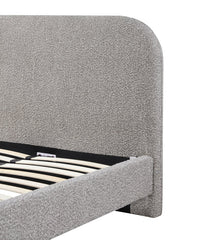 CBD8403-YO King Bed Frame - Olive Brown Boucle