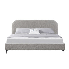 CBD8402-YO Queen Bed Frame - Olive Brown Boucle