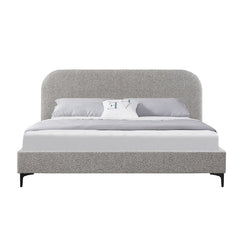CBD8403-YO King Bed Frame - Olive Brown Boucle