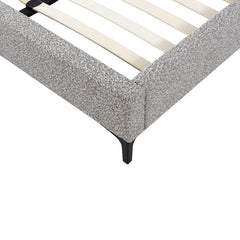 CBD8403-YO King Bed Frame - Olive Brown Boucle