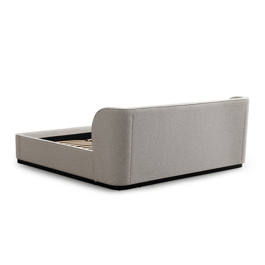 King Bed Frame - Clay Grey - View 11