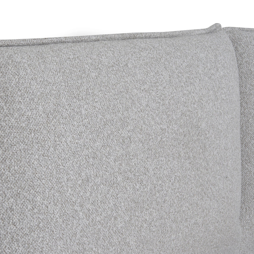 Fabric King Bed Frame - Clay Grey - View 7