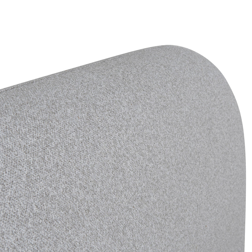 King Bed Frame - Clay Grey - View 7