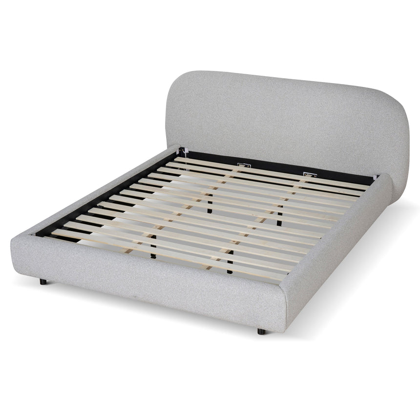 King Bed Frame - Clay Grey - View 2