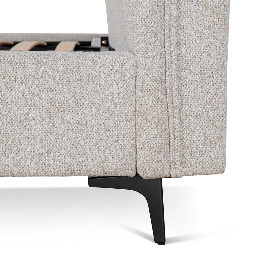 Fabric Queen Bed Frame - Clay Grey - View 15