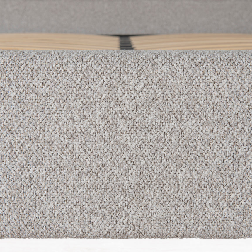 Fabric Queen Bed Frame - Clay Grey - View 6