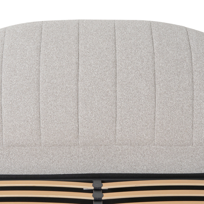 Fabric Queen Bed Frame - Clay Grey - View 10