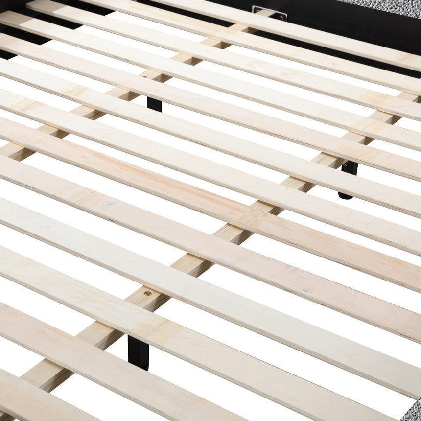 King Bed Frame - Storm Grey - View 3