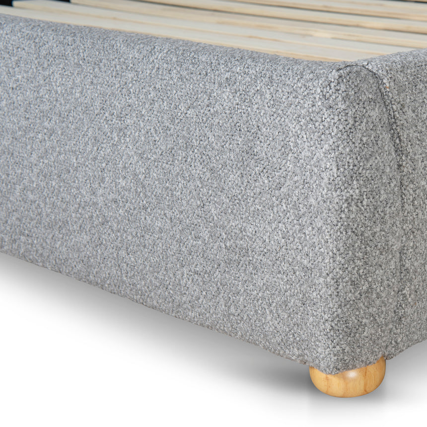 King Bed Frame - Storm Grey - View 12
