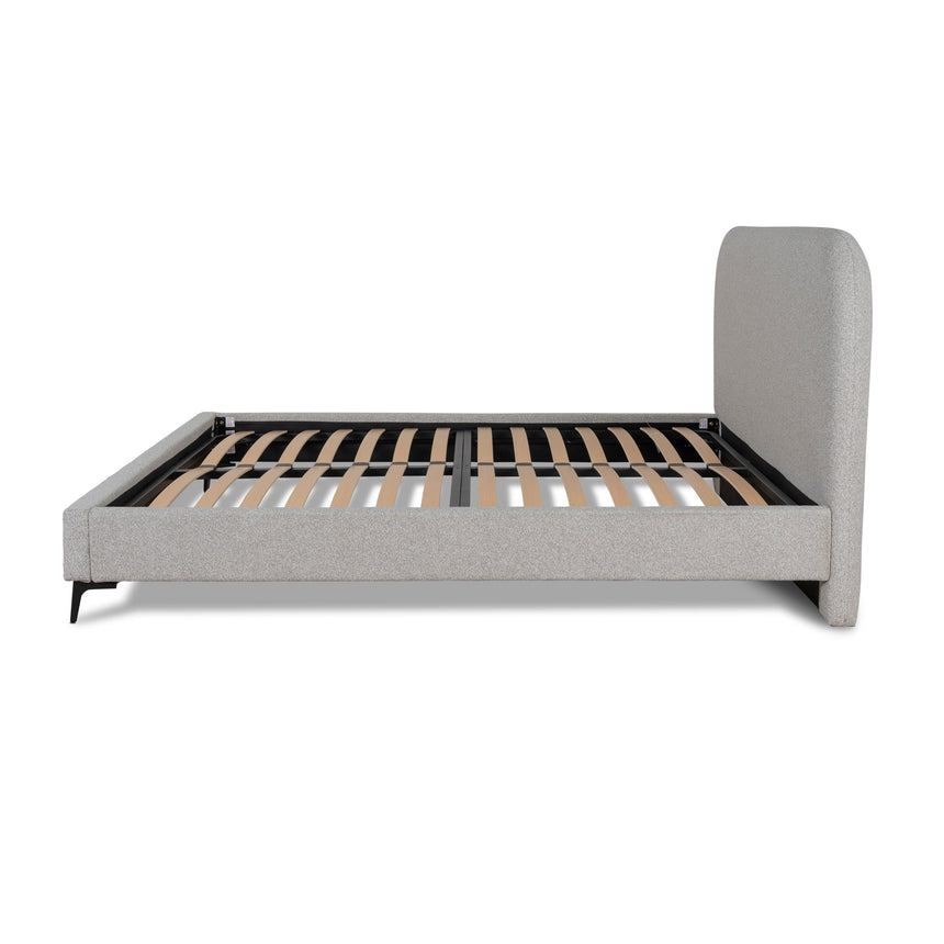 King Bed Frame - Clay Grey - View 7