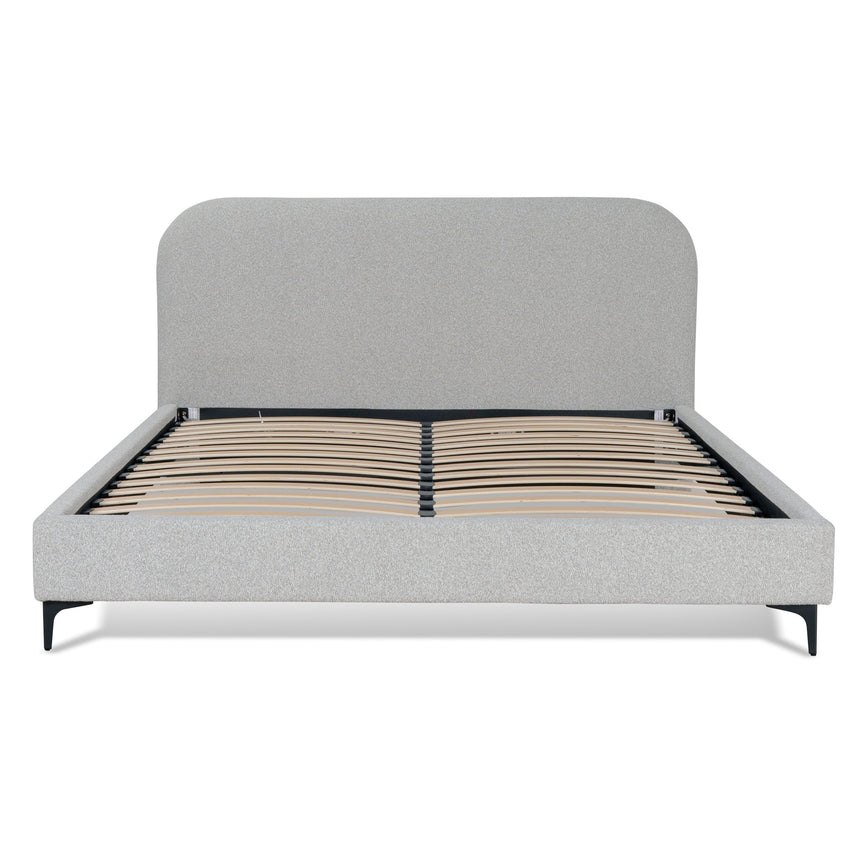 King Bed Frame - Clay Grey - View 3