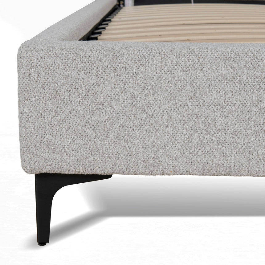 King Bed Frame - Clay Grey - View 17