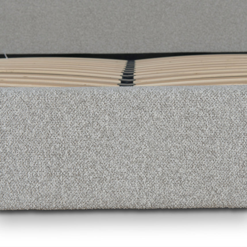 King Bed Frame - Clay Grey - View 12