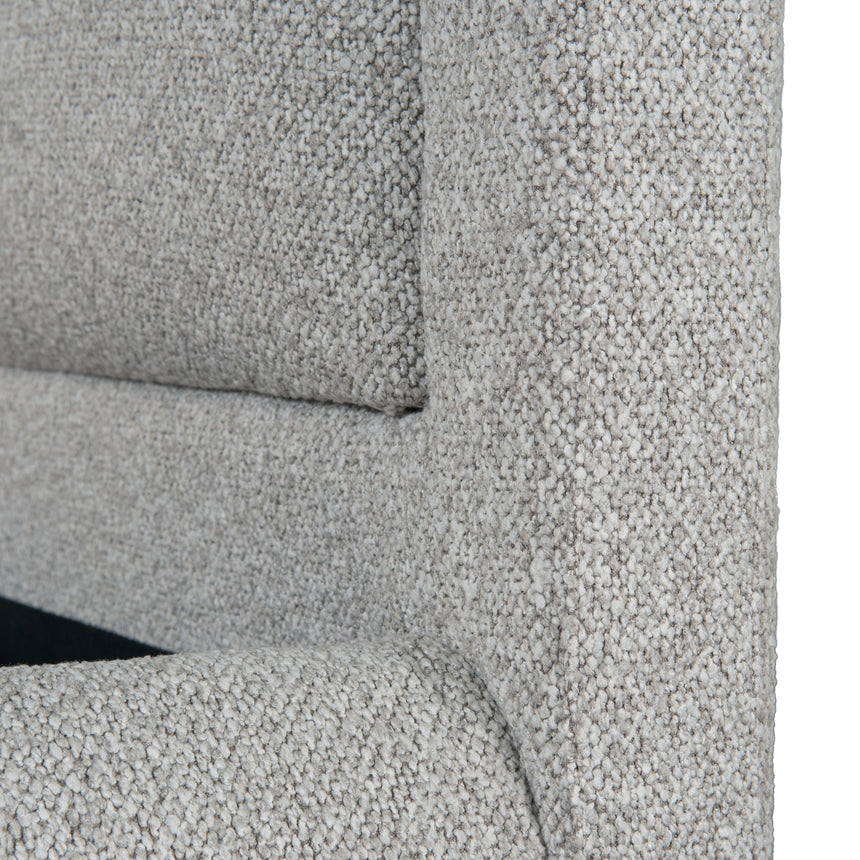 Fabric Queen Bed Frame - Clay Grey - View 17