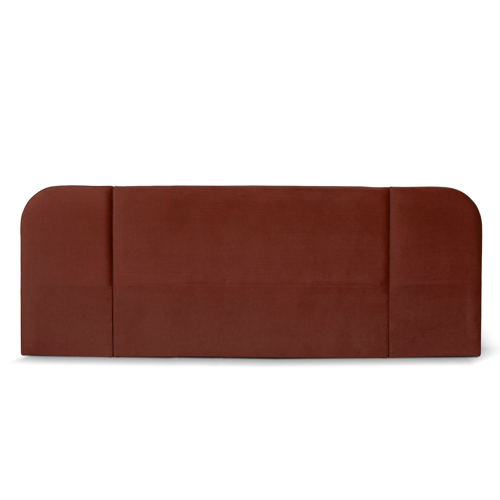 King Bedhead | Burnt Maroon | Myka Home - View 2