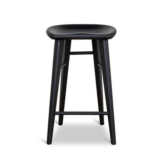 65cm Bar Stool | Full Black | Myka Home