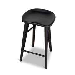 65cm Bar Stool | Full Black | Myka Home