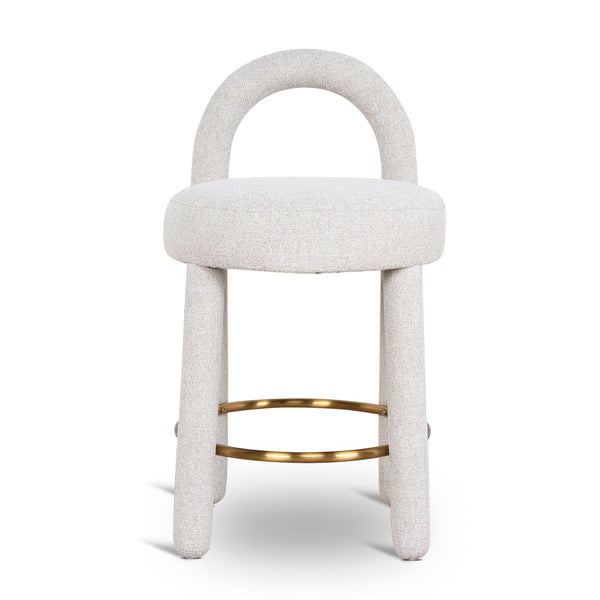 65CM Bar Stool | Coastal Beige | Myka Home