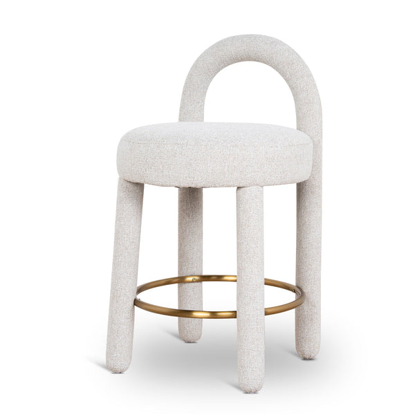 65CM Bar Stool | Coastal Beige | Myka Home