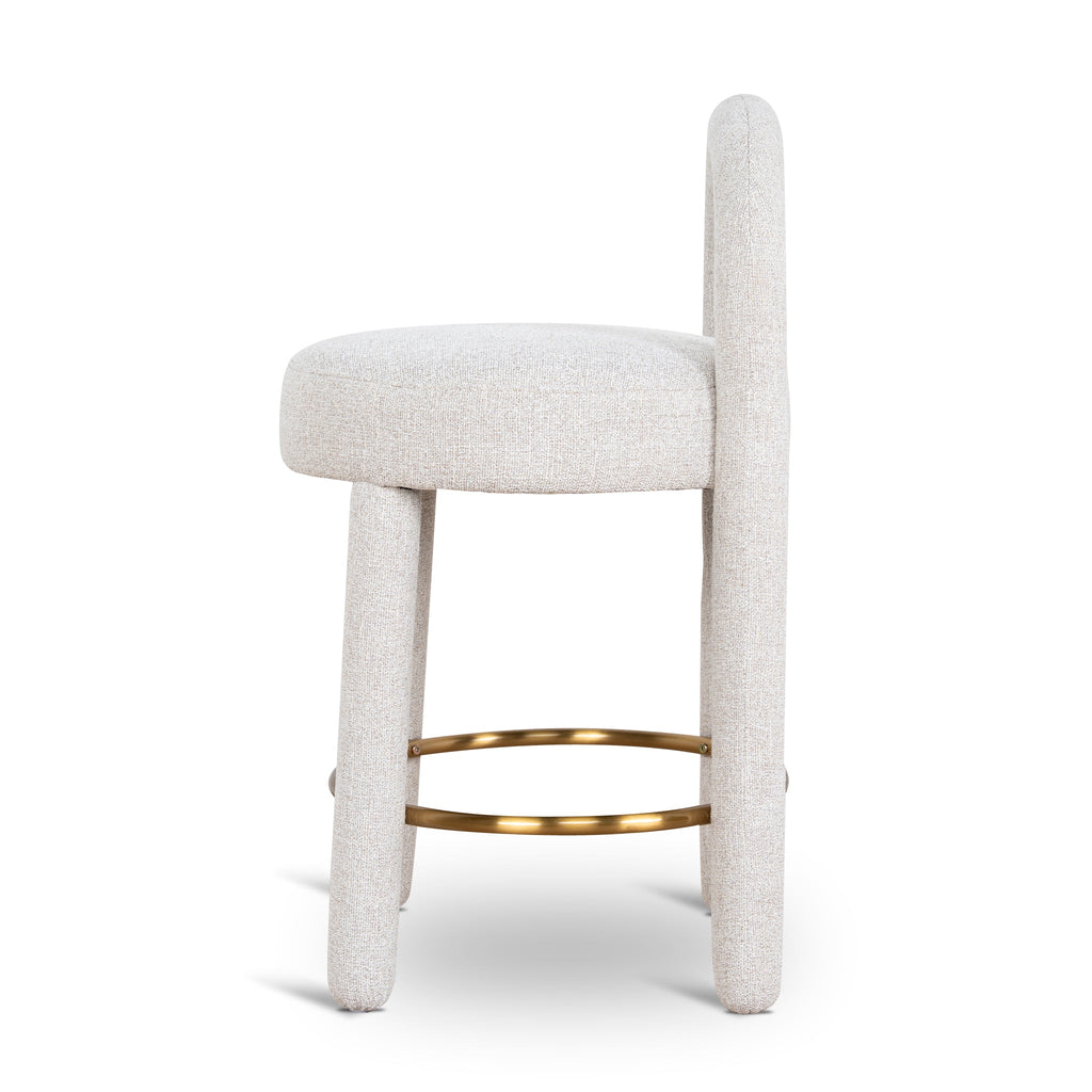 65CM Bar Stool | Coastal Beige | Myka Home