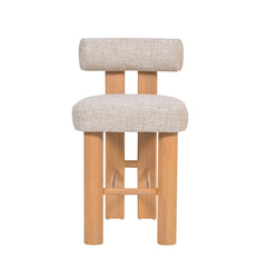 Natural Barstool | Pale Beige (Set of 2) | Myka Home