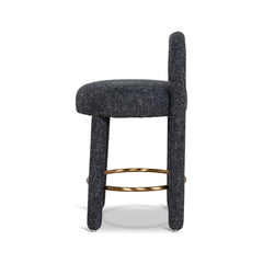 65cm Bar Stool | Field Charcoal | Myka Home