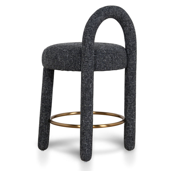 65cm Bar Stool | Field Charcoal | Myka Home - View 4