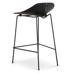 65cm Bar Stool | Full Black | Myka Home