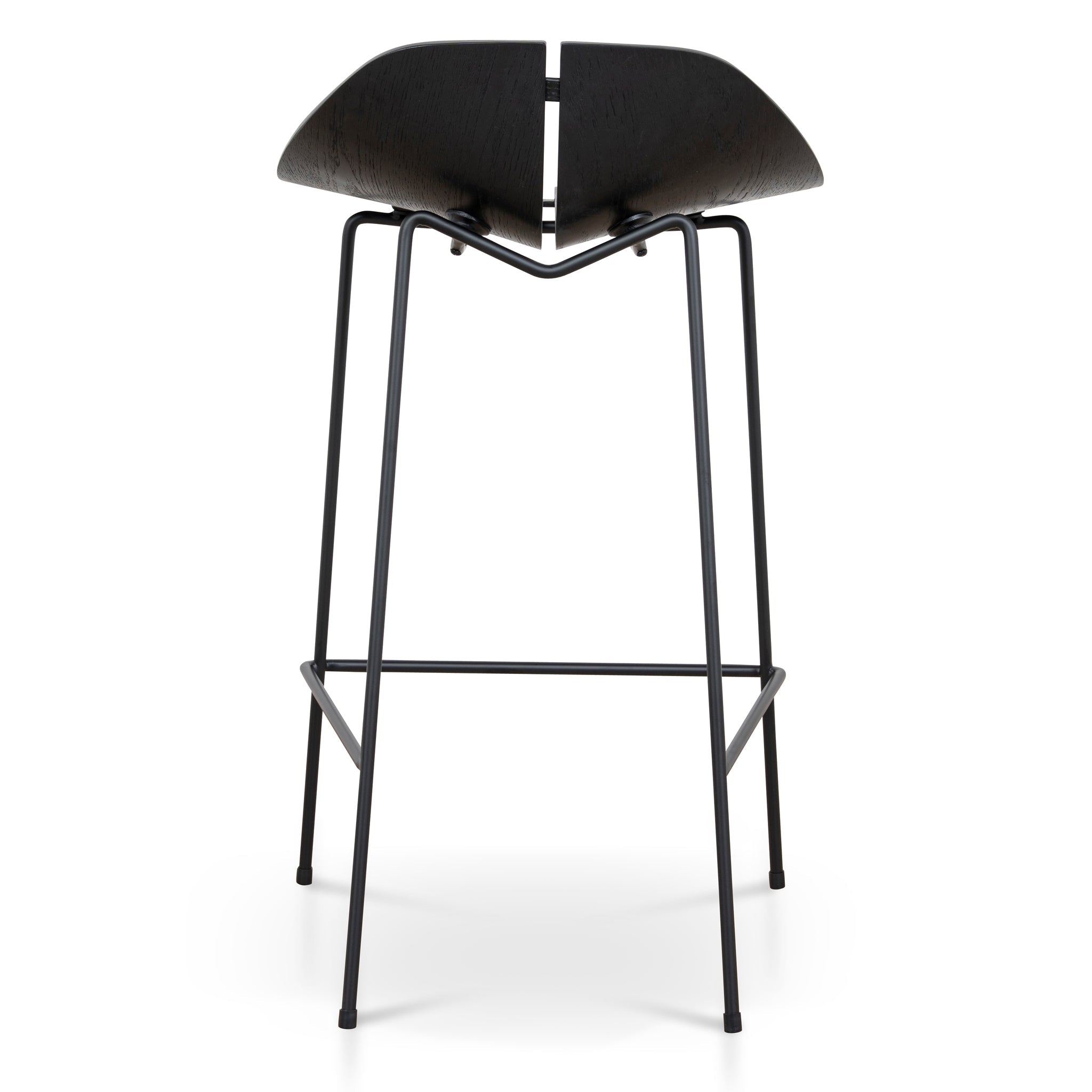 65cm Bar Stool | Full Black | Myka Home - View 5