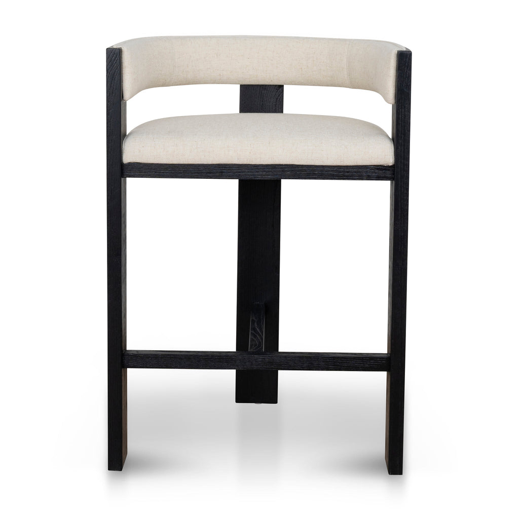 Black Elm Barstool | Dawn Beige | Myka Home